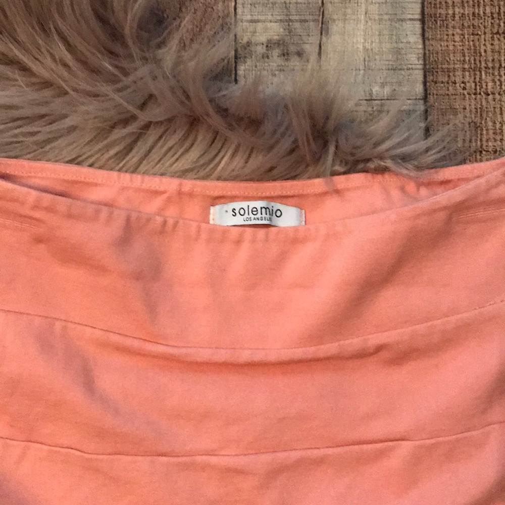 Peach 🍑 Mini Skirt - Picture 2 of 4